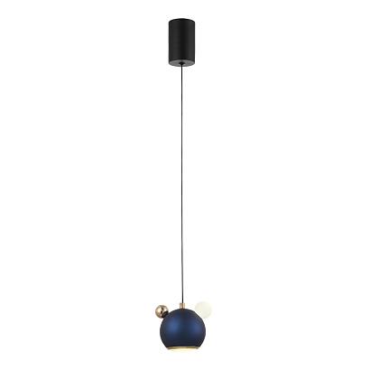светильник подвесной crystal lux amigo sp led blue crystal lux 1084/201, доставка по Казахстану 