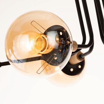 люстры потолочная люстра arte lamp oxford a2716pl-6bk, доставка по Казахстану 