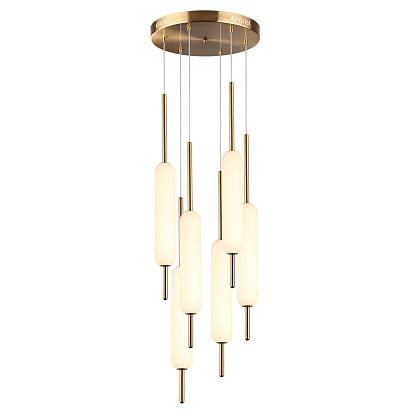 люстры подвесной светодиодный светильник odeon light pendant reeds 4794/72l, доставка по Казахстану 