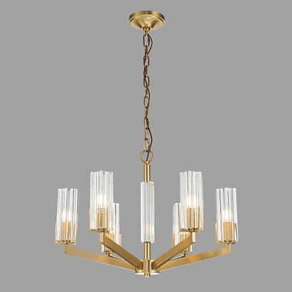 люстры подвесная люстра belfast malone 6035-6 br cl , доставка по Казахстану 