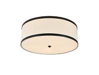 люстры newport 3400 3405/pl , потолочный светильник, black+gold shade beige d50*h16,5 cm e27 5*60w, доставка по Казахстану 