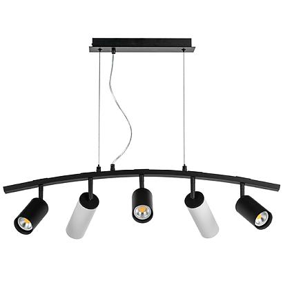 люстры lr735373862 люстра rullo 5х50w gu10 черный - белый  571735 - 214437-3 - 214486-2, доставка по Казахстану 