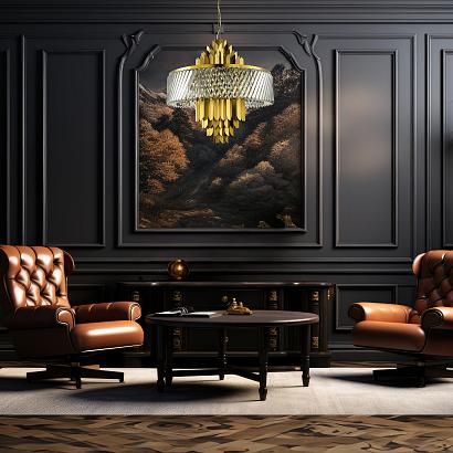 люстры sl1635.303.09 подвесной светильник st-luce латунь/прозрачный e14 9*40w nari, доставка по Казахстану 