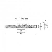 Дополнительная картинка Светильник настенный iLedex Look iLedex W4737-61 SGD