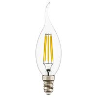 Дополнительная картинка 933604 Лампа LED FILAMENT 220V CA35  E14 6W=65W 400-430LM 360G CL 4000K 30000H (в комплекте)