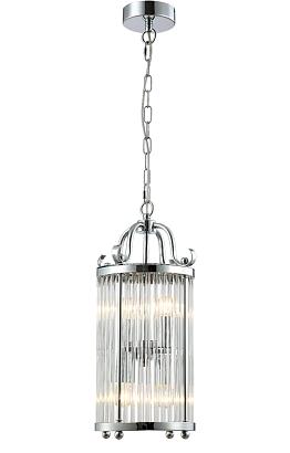 светильник подвесной crystal lux tadeo sp4 d200 chrome/transparente crystal lux 3030/204, доставка по Казахстану 