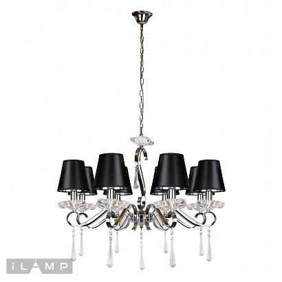 люстры подвесная люстра ilamp stella rm1684/8cr, доставка по Казахстану 