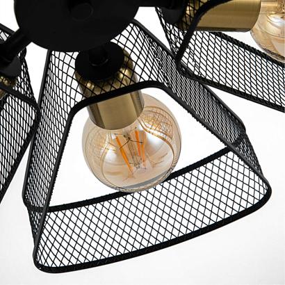потолочный светильник arte lamp maasym a7044pl-6bk, доставка по Казахстану 