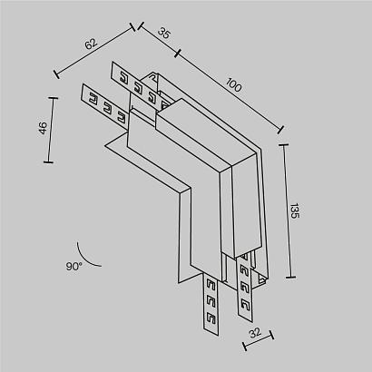Комплектующие для встраиваемой трековой системы Technical TRA034ICL-42.12W купить в Алматы svet.kz