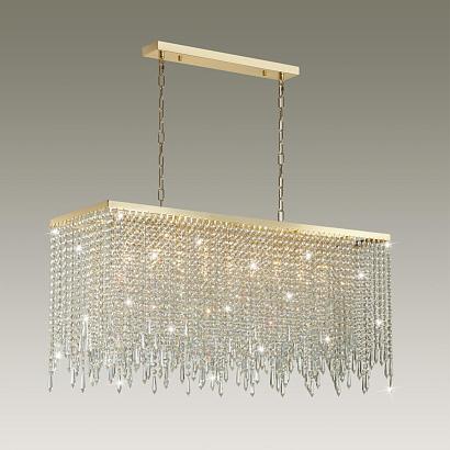 5028/9a modern odl23 429 золотой/прозрачный металл/хрусталь люстра e14 9*40w chokka, доставка по Казахстану 