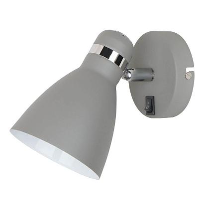 С 1 плафоном на стену Настенный светильник Arte Lamp Mercoled A5049AP-1GY, доставка по Казахстану 