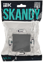 SKANDY Вывод кабеля SK-O01Gr сер. IEK 