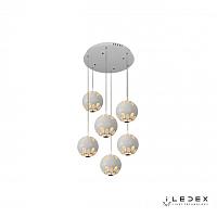 подвесная светодиодная люстра iledex mob p1009-6 wh, доставка по Казахстану 