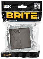 BRITE Выключ. 2-кл. перекр. 10А ВС10-2-3-БрТБ бр. IEK 