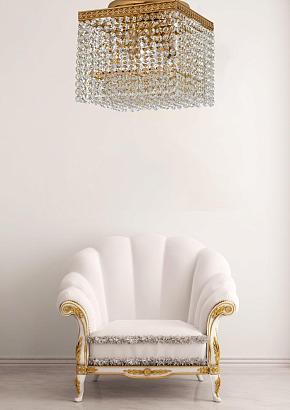 потолочная люстра dio darte elite cremono e 1.2.24.100 g, доставка по Казахстану 