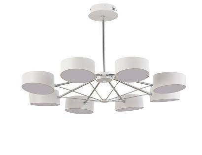 люстры sle6005-502-08 светильник потолочный белый/белый led 8*10w valle, доставка по Казахстану 