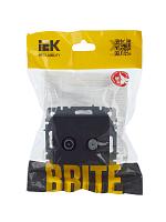 BRITE Роз. двойная TV+SAT РТВ/РСп12-БрГ граф. IEK 