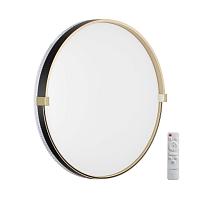 7647/EL PALE SN Светильник LED 70Вт 3000-6000К D490 IP43 пульт ДУ OLIDI BLACK