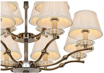 люстры подвесная люстра ilamp vivaldi 85125/8+4 cr, доставка по Казахстану 