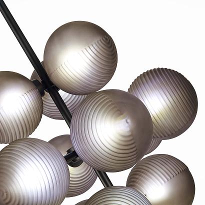 купить SL1184.403.13 Люстра подвесная ST-Luce Черный/Дымчатый G9 13*5W в Алматы, svet.kz, доставка по Казахстану 