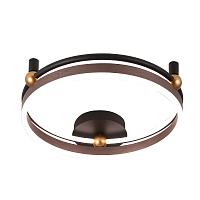 люстры светильник потолочный crystal lux fernando pl48w led coffee/black crystal lux 0620/148, доставка по Казахстану 