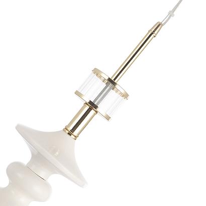 светильник подвесной crystal lux valencia sp1.4 gold crystal lux 3290/201.4, доставка по Казахстану 