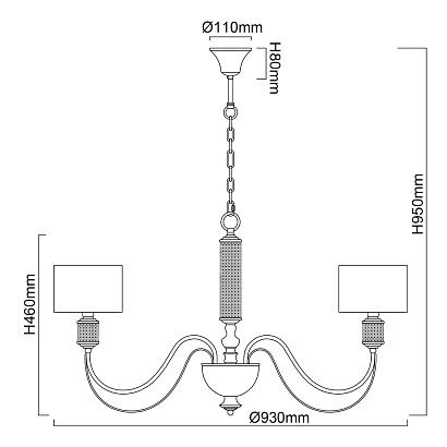 люстры подвесная люстра mw-light онтарио 692011308, доставка по Казахстану 