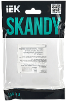 Дополнительная картинка SKANDY Рамка 1-мест. SK-F01W арк. бел. IEK