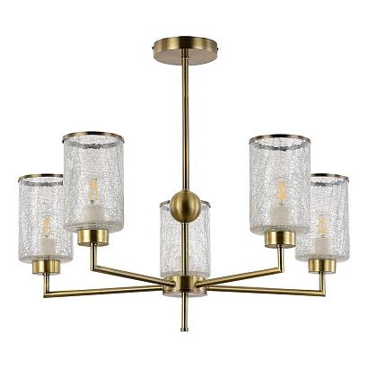 купить SLE1046-302-05 Люстра потолочная Бронза/Прозрачный E27 5*60W VESTRE в Алматы, svet.kz, доставка по Казахстану 