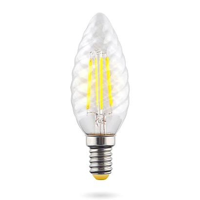 Лампа светодиодная филаментная Voltega E14 6W 2800К прозрачная VG10-CC1E14warm6W-F 7027 купить в Алматы svet.kz