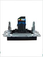 BRITE Роз. комп. RJ45 кат.6 РК11-БрЧ черн. IEK 
