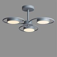 люстры 5658/36cl ledio ln23 серый светильник потолочный led 36w 1844лм 3000-6000к 220v evin, доставка по Казахстану 