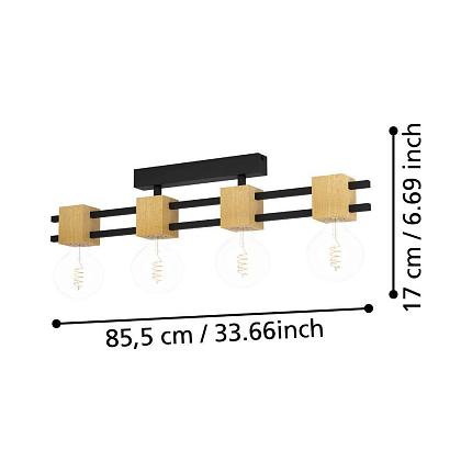 люстры 390189 потолочный светильник levantara, доставка по Казахстану 