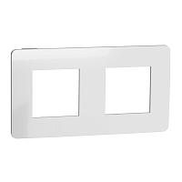 Рамка 2-постовая Schneider Electric Unica New NU280456 