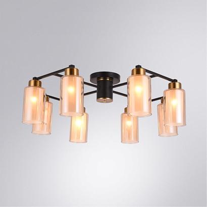 Потолочные Потолочный светильник Arte Lamp LEO A7027PL-8BK, доставка по Казахстану 
