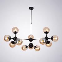 Дополнительная картинка Подвесная люстра Arte Lamp BOLLA A1664SP-12BK