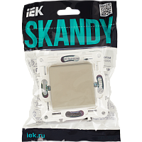 SKANDY Выключ. 1-кл. перекр. 10А SK-V03B беж. IEK 