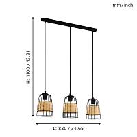 43313 подвесной потолочный светильник (люстра) anwick, доставка по Казахстану 