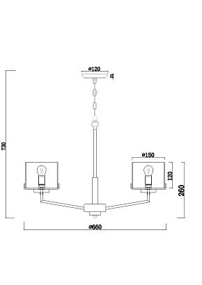 люстры подвесная люстра freya karen fr5096pl-05ch, доставка по Казахстану 