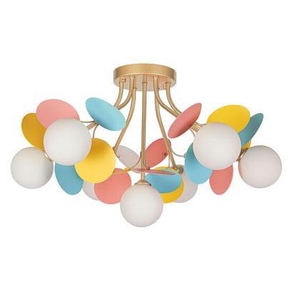 Потолочные Потолочная люстра Arte Lamp PEACOCK A1369PL-7MD, доставка по Казахстану 