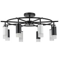 люстры lr7183743641 люстра rullo 8х50w gu10 черный - белый  571718 - 214437-4 - 214436-4 - 202431-8, доставка по Казахстану 