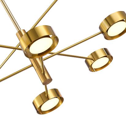 купить SL6504.302.08 Светильник потолочный ST-Luce Латунь/Латунь LED 8*5W 3000K в Алматы, svet.kz, доставка по Казахстану 