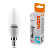 Лампа LED WOLTA C37 10Вт 825лм Е14 6500К   1/50 купить в Алматы svet.kz