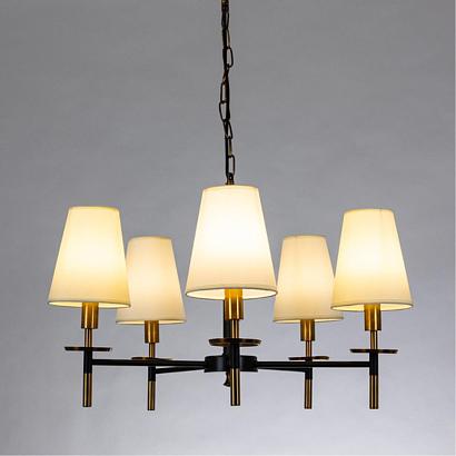 люстры подвесная люстра arte lamp riccardo a4075lm-5bk, доставка по Казахстану 