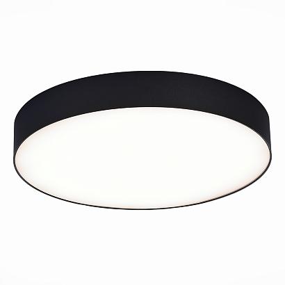 люстры st606.442.48 светильник потолочный черный led 1*48w 4000k 4 320lm ra>85 120° ip20 d400xh55 185-265v, доставка по Казахстану 