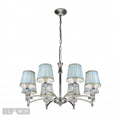 люстры подвесная люстра ilamp olivia 82336/8 cr, доставка по Казахстану 