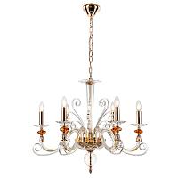 люстра crystal lux catarina sp6 v2 gold/transparent-cognac crystal lux 1361/306, доставка по Казахстану 