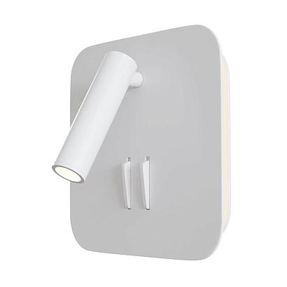 С 1 плафоном на стену Светодиодный спот Maytoni Ios 176 C175-WL-01-6W-W, доставка по Казахстану 