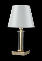 Дополнительная картинка Настольная лампа Crystal Lux NICOLAS LG1 GOLD/WHITE Crystal Lux 3401/501