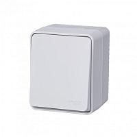 Переключатель проходной 1-кл. ОП AtlasDesign Profi54 IP54 10AX бел. SchE ATN540161 